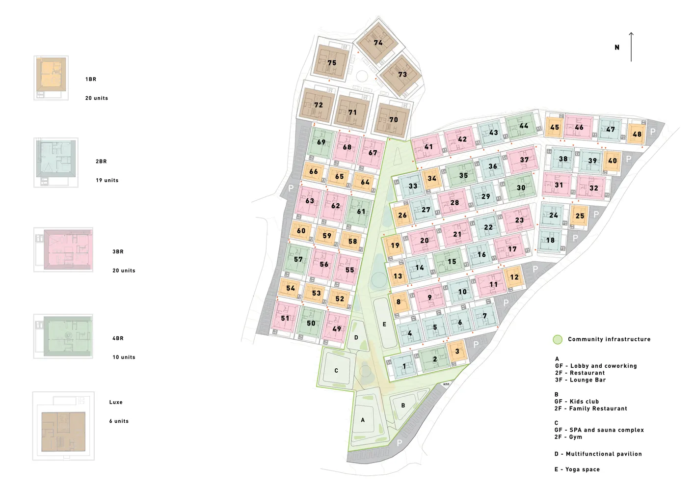 Aravita, планировка 1