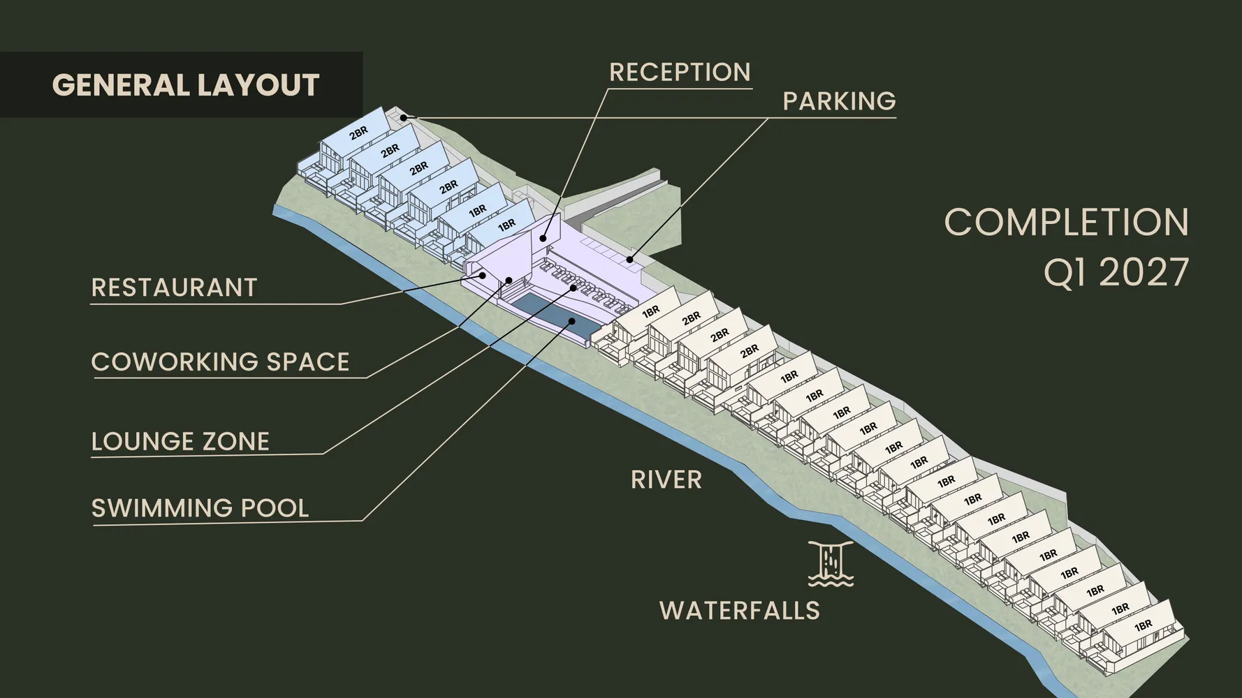 Global Bali Home Serenity Village, планировка 1