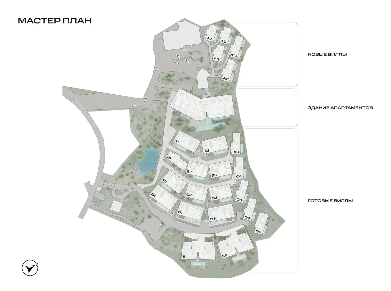 Melasti Villas I, планировка 1