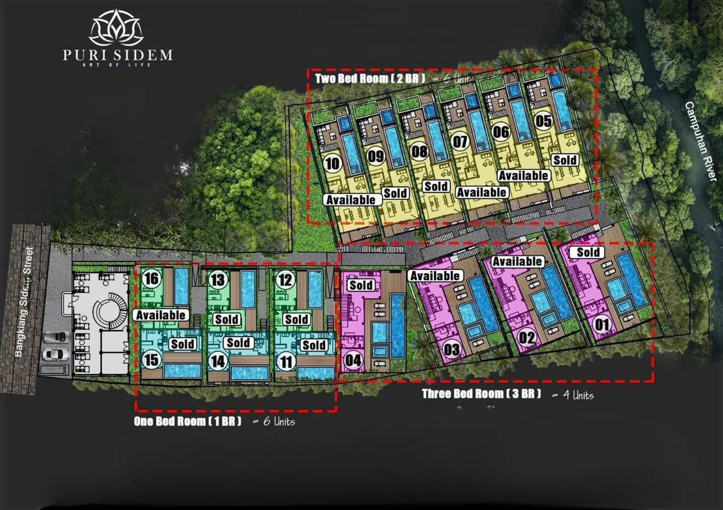 Puri Sidem, планировка 1